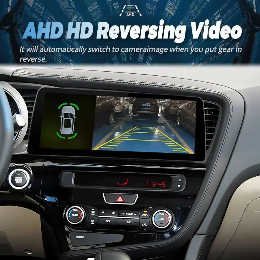 12.3inch Multimedia Carplay Head Unit Wide Screen Car Video Player 2Din Radio Stereo For K