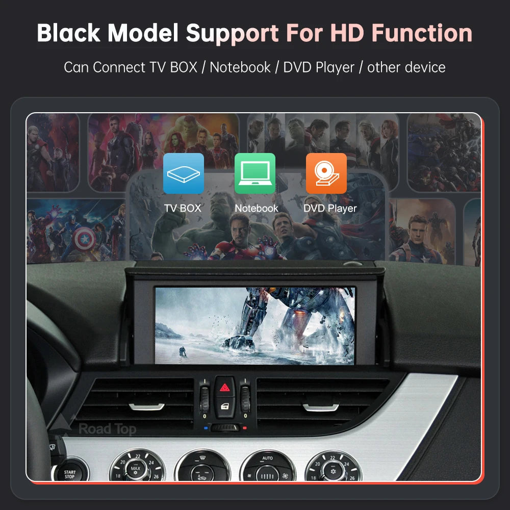 RoadTop Wireless CarPlay Android Auto for BMW Z4 E89 2009-2018 CIC EVO System, with Airpla | AUTOKITSHOP
