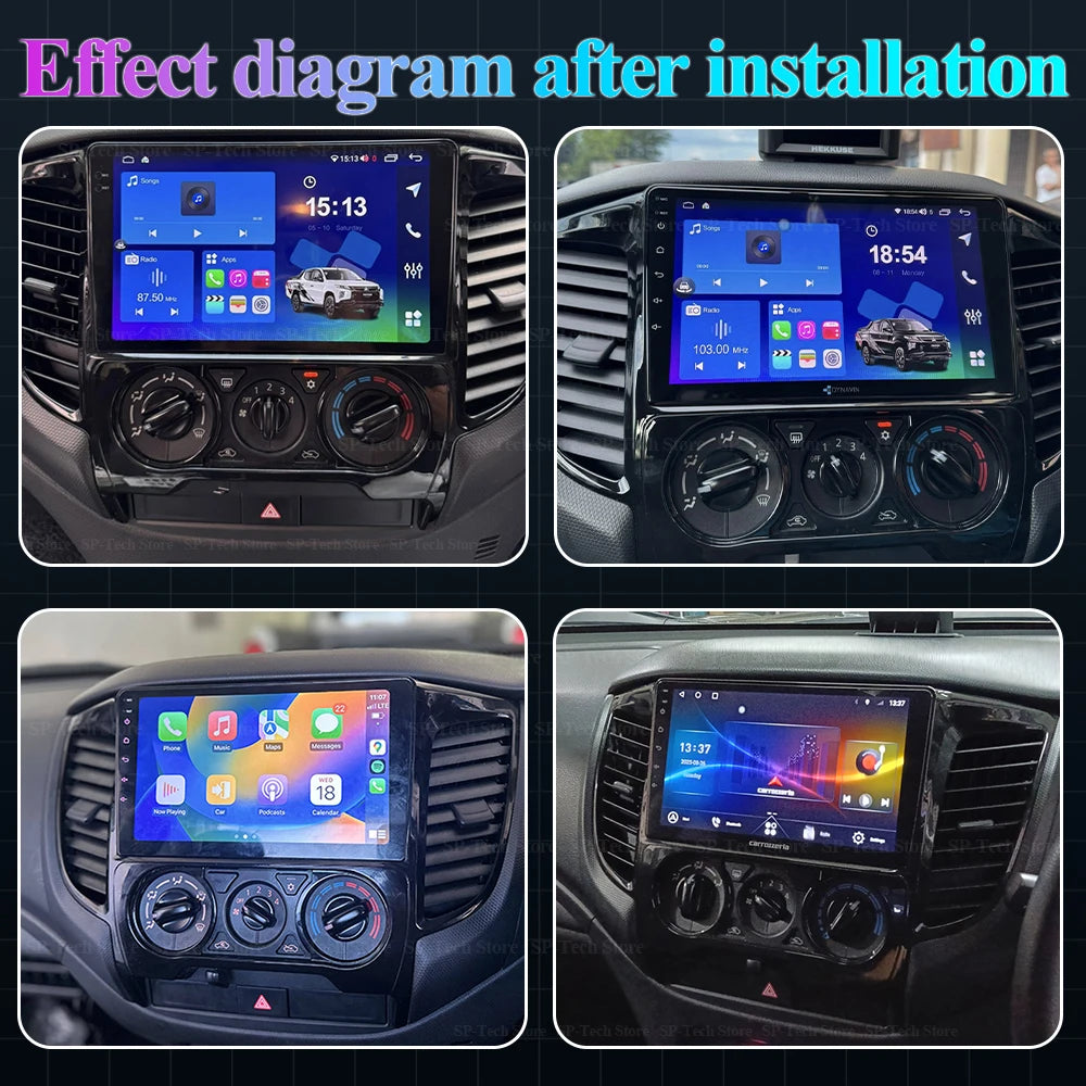 Android 16 For Mitsubishi Pajero Sport 3 L200 5 Triton 3 2015-2019 Car Radio Carplay Gps N | AUTOKITSHOP