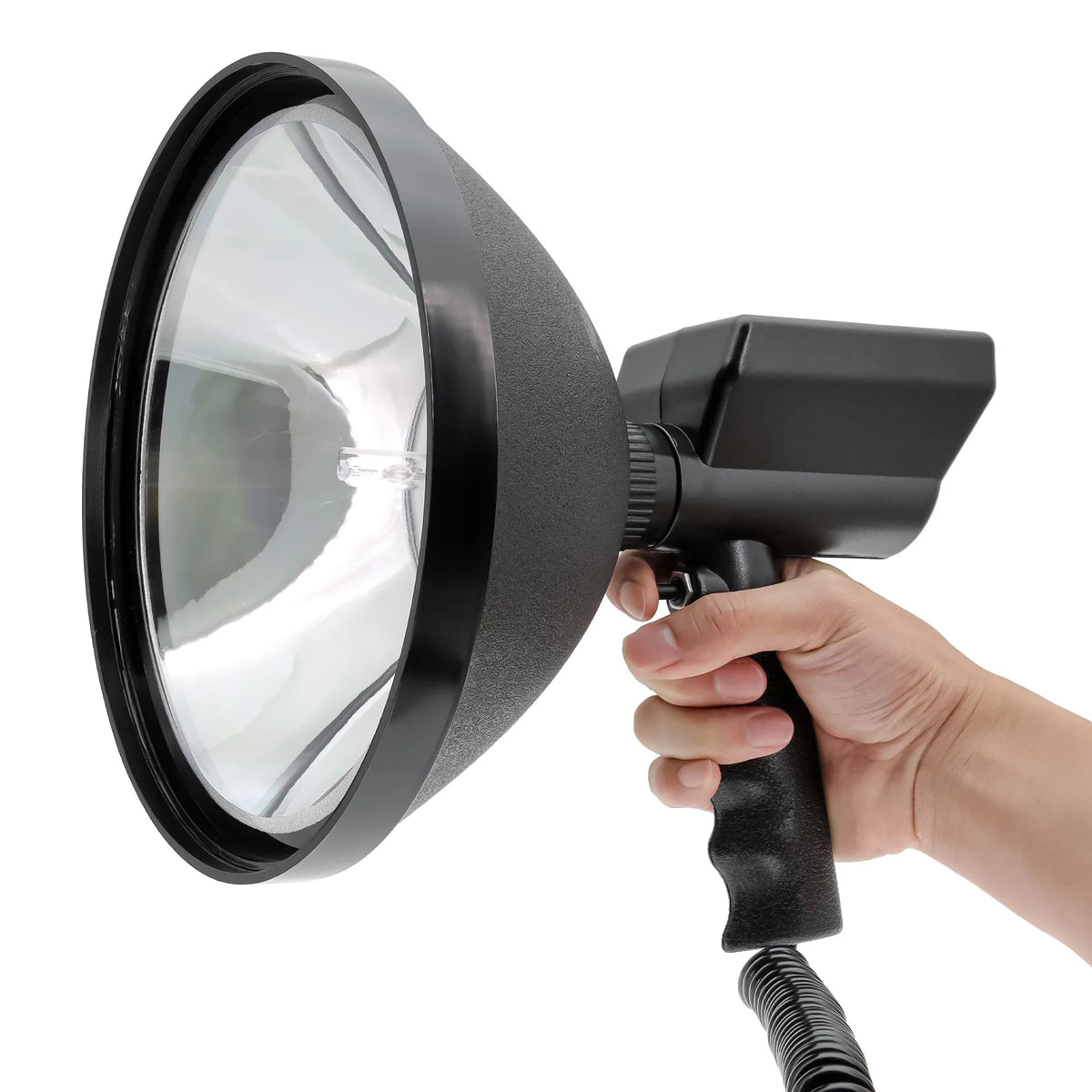 12V 9Inch Outdoor Searchlight Portable Spotlight Hunting Light Fishing Camping Light Super Brigh - Automotive LED Light