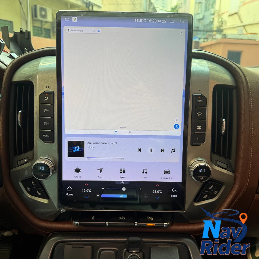 Car Autoradio DSP 15.6" Android Multimedia Video Player For GMC Sierra Silverado 2020-2023 | AUTOKITSHOP