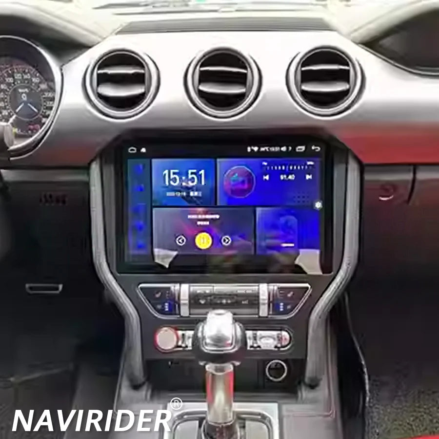 Android15 11.5 Inch QLED Screen Car Radio For Ford Mustang VI S550 2014-2021 Stereo GPS Na | AUTOKITSHOP