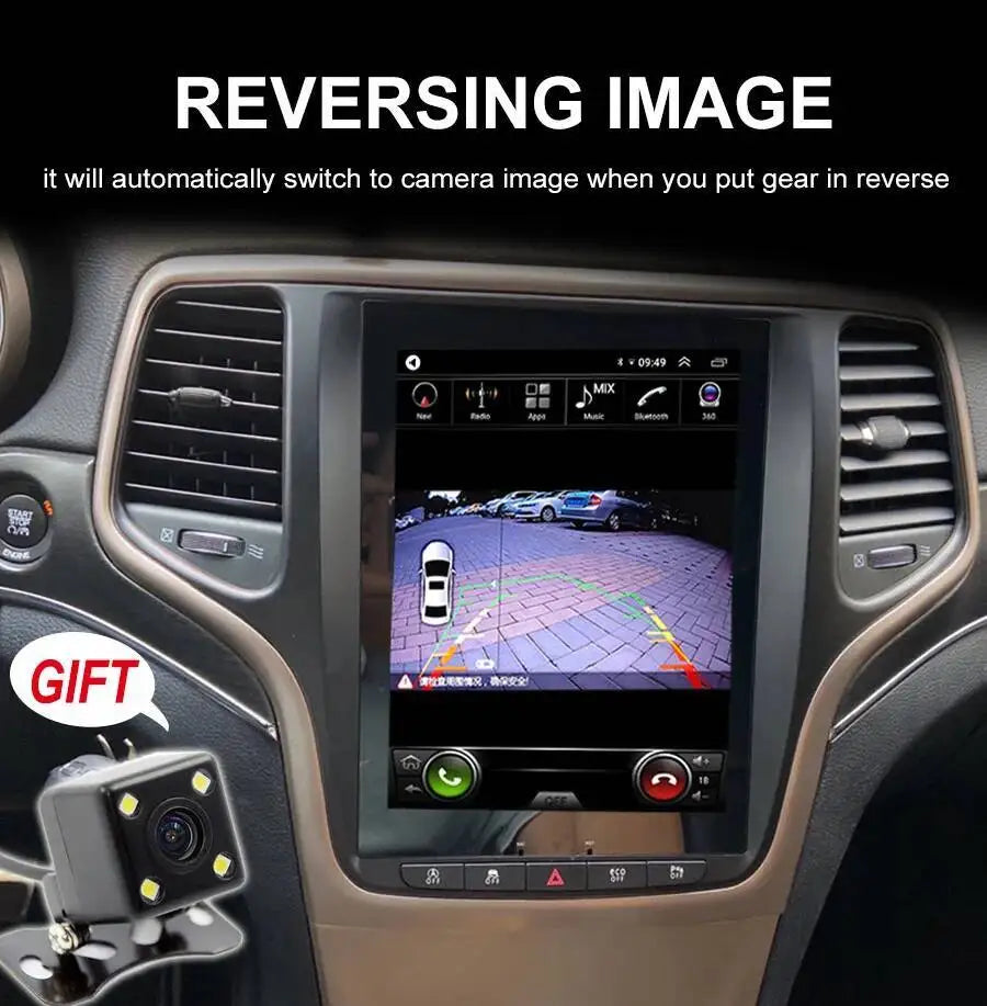 10.4" Android Sceen 4G Carpaly For Jeep Grand Cherokee 2014-2017 Radio GPS Navig Multimedi | AUTOKITSHOP