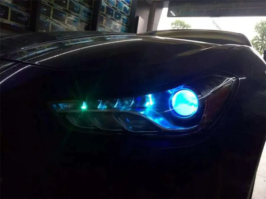 1 Pair Universal Car Styling Single Bead RGB LED Devil Eyes Bluetooth App control for Head