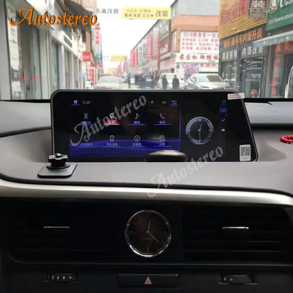 Android 13 Screen Carplay System Qualcom For Lexus RX350 RX400H Car GPS Navigation Auto St