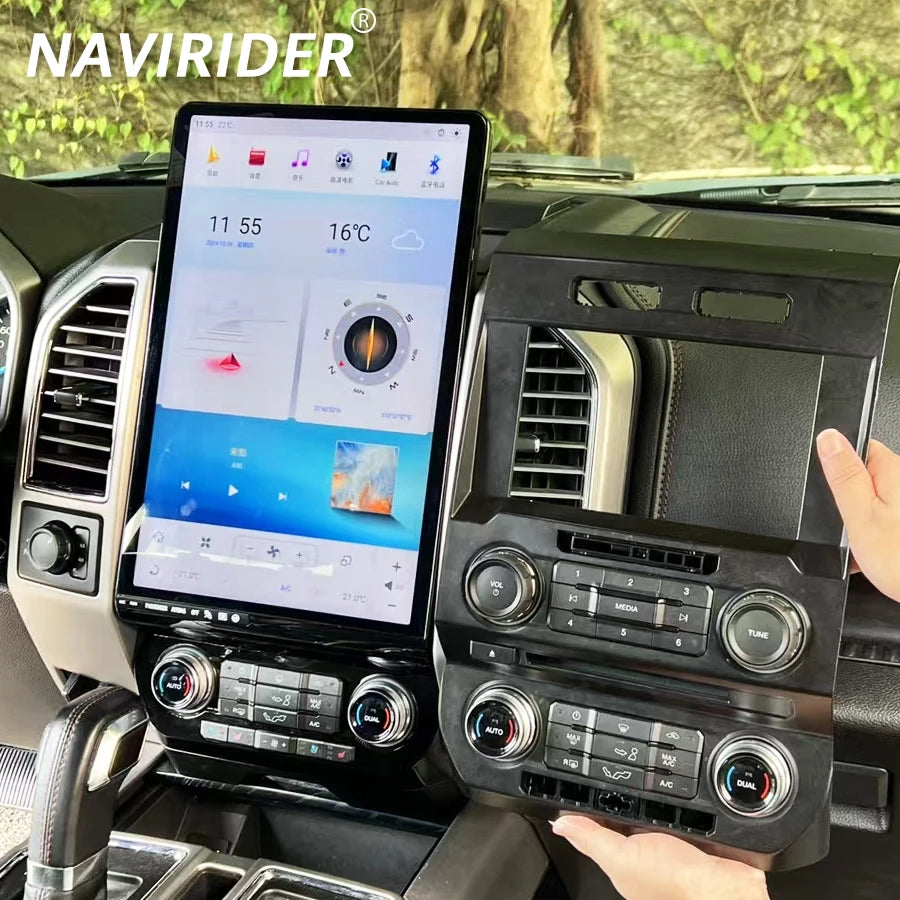 16.8 Inch For Ford F150 F250 2015-2021 Android 8+128GB Tesla Style Car GPS Navigation Mult | AUTOKITSHOP