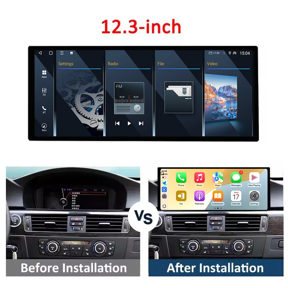 Wireless Carplay DSP For BMW 3 Series E90 E91 E92 2004-2008 2009-2012 CCC CIC System Andro