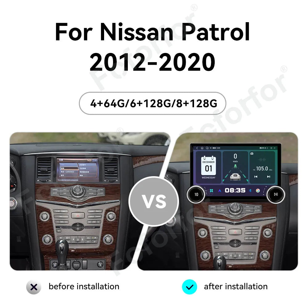 Premium Modern 11.5 Inch Android 15 Ultra Clear HD Touch GPS Stereo Head Unit Wireless Car
