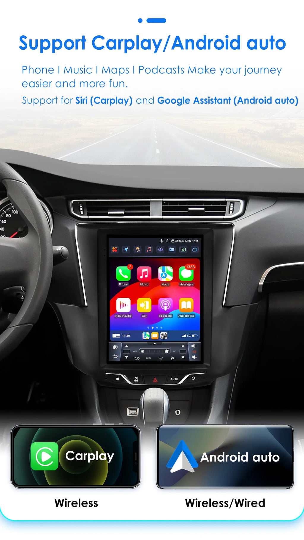 9.7"7862 Android 13 Auto Car radio For Peugeot 408 2014 2015 2016-2020 multimedia player 4