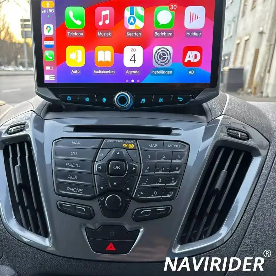 10.88" Android Auto For Ford Transit Tourneo Custom Ecosport Connect Wireless CarPlay GPS