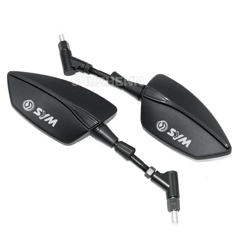 Aluminum Motorcycle Handlebar Rear View Mirrors Anti-glare Mirror for SYM CRUISYM 125 200 250 30 - Automotive LED Light