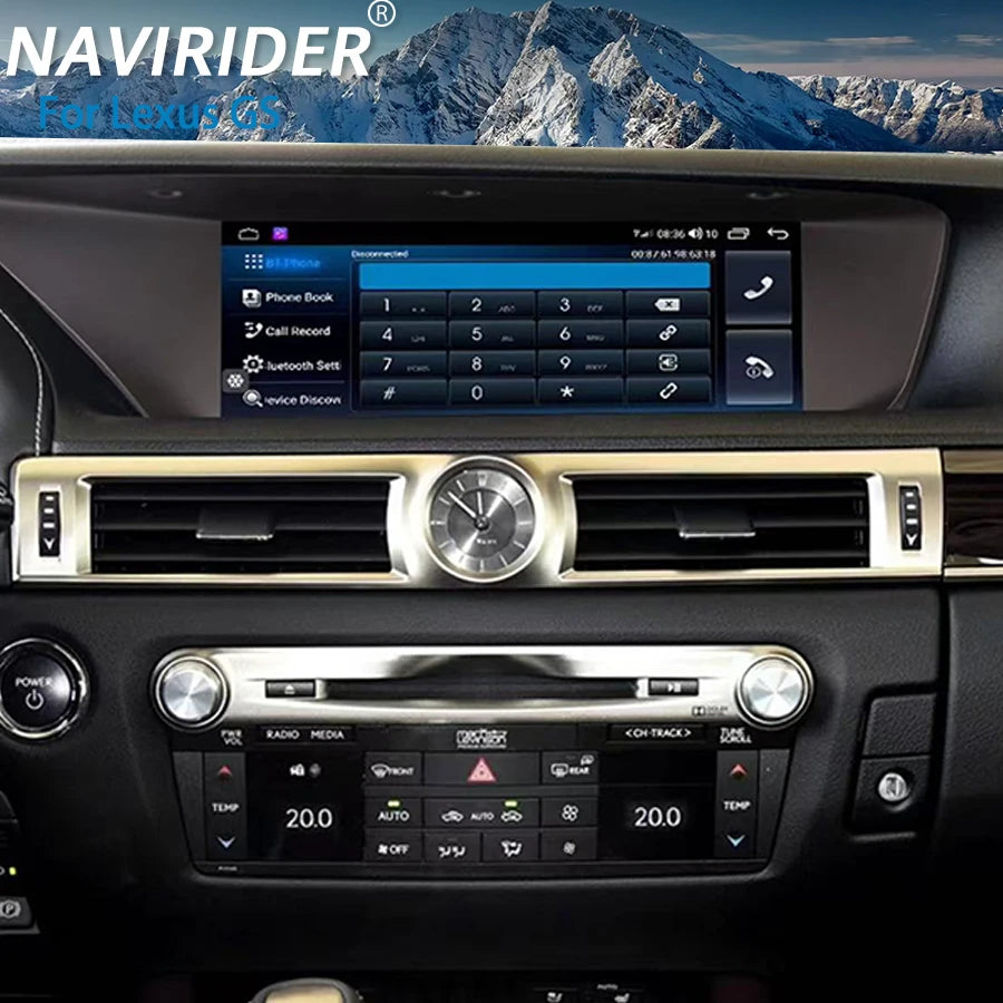 Android 15 BT For Lexus GS GS200 GS250 GS300 GS350 GS450 2013-2019 CarPlay Multimedia Vide