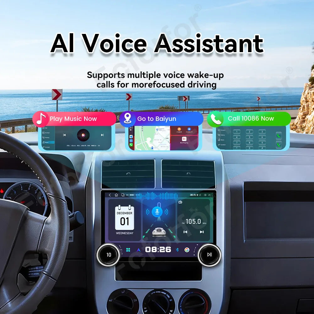 Flagship Full HD Touch Display Android 15 11.5 Inch Wireless CarPlay GPS Navigation Stereo