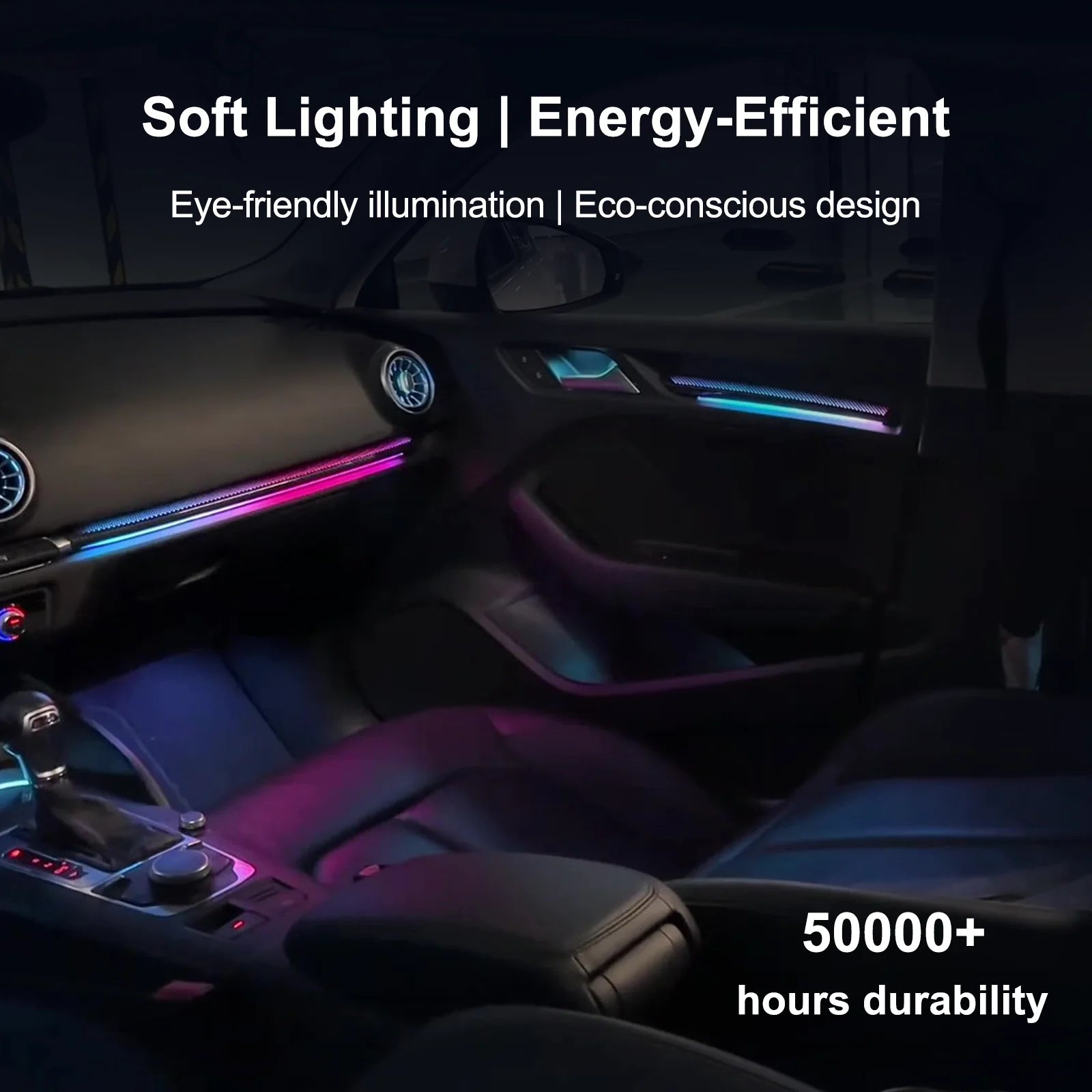 RGB - Ambient Light - for Audi RS3 A3 2013-2025 - Car Interior Lighting