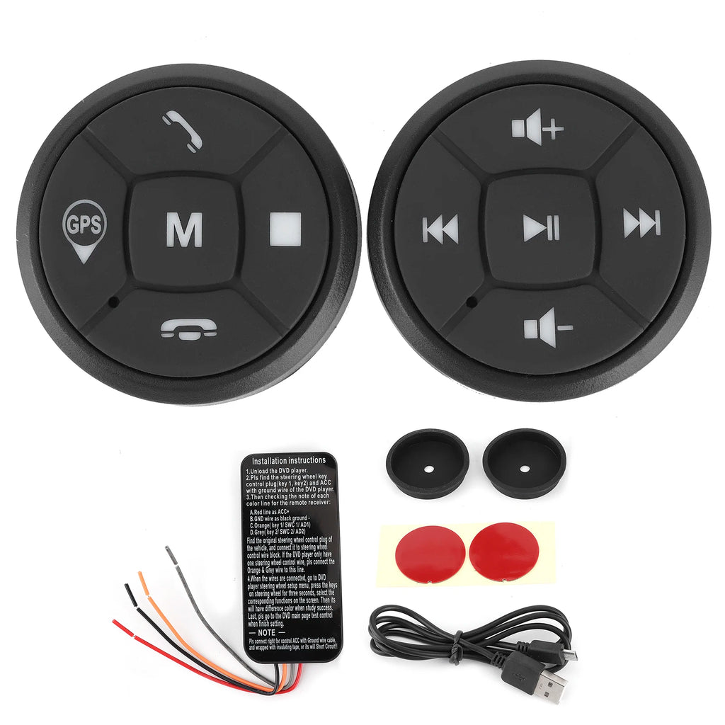Car Steering Wheel Wireless Steering Wheel Control Button Steering Wheel Control Button Volume G - Automotive LED Light