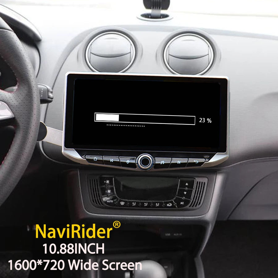 10.88" Qled Screen For Seat Ibiza 2008 - 2015 Android Video Player Bluetooth Type-C Chargi