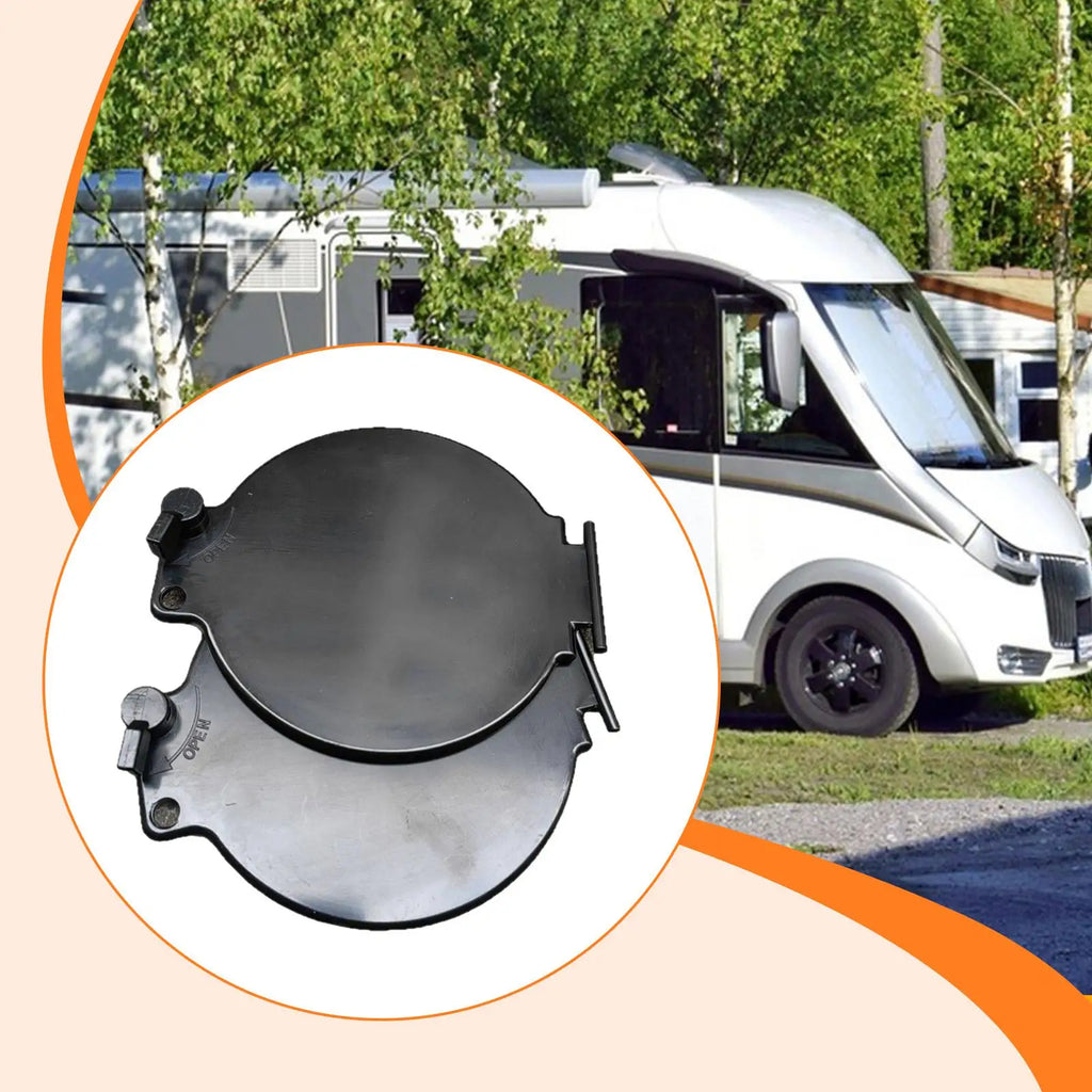 RV Drainage Piping Accessories Replacement Hatch Doors ABS Sewer Hose Storage Caps Portable Rota - Automotive LED Light