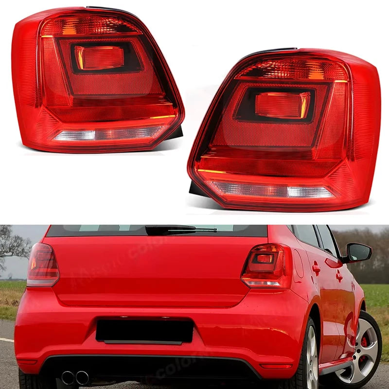 For Volkswagen VW Polo 2014 2015 2016 2017 2018 Car Tail Lamps Tail Lights Brake Rear Auto | AUTOKITSHOP