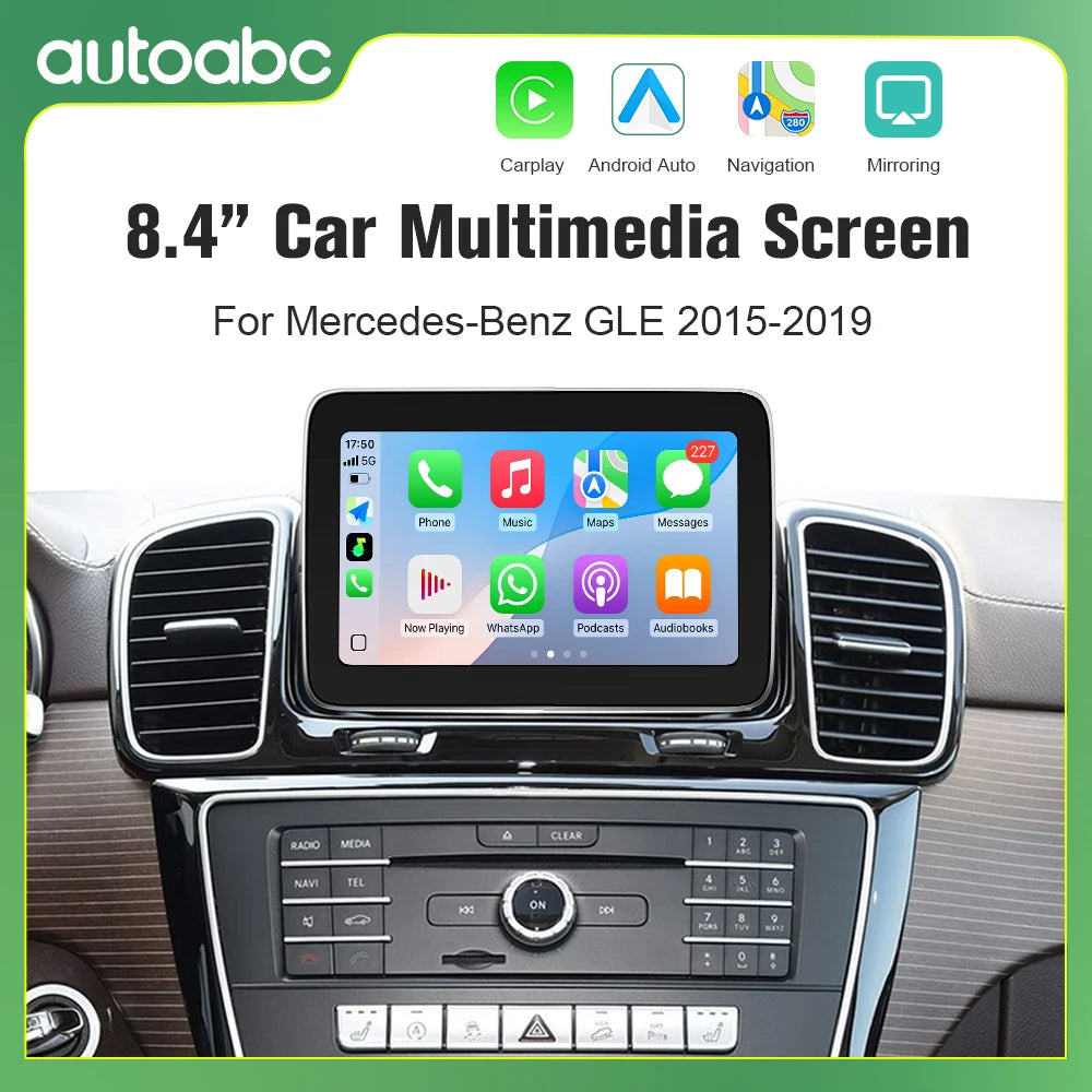 8.4 Inch Touch Screen Wireless Carplay Android Auto For Mercedes-Benz GLE/GLS W166 2013-20 | AUTOKITSHOP