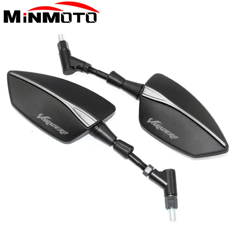 For Honda XL1000 Varadero ABS Motorcycle Adjustabale Side Rearview Mirrors - Automotive LED Light