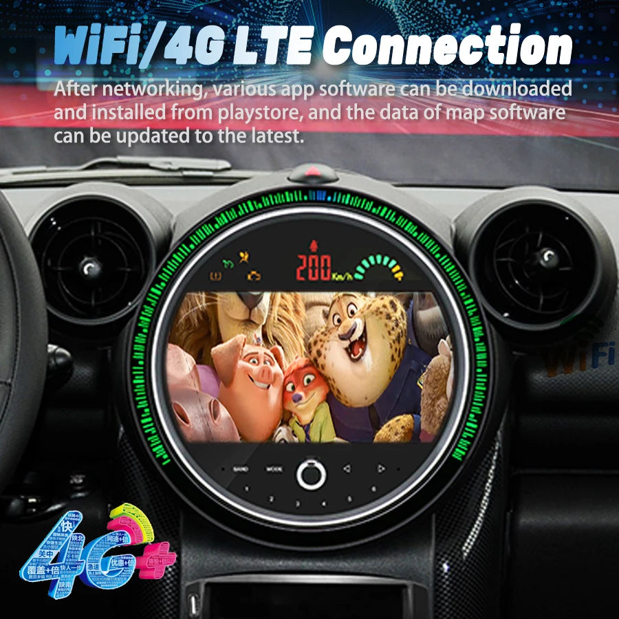 9inch Auto Radio For BMW Mini Cooper Countryman R56 R60 F54 F55 F56 Car Multimedia GPS Ste | AUTOKITSHOP