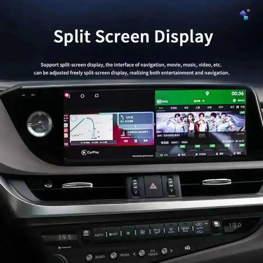Car GPS Stereo BT For Lexus ES ES300h ES350h ES300 ES330 ES350 2018-2021 Android 15 Touch