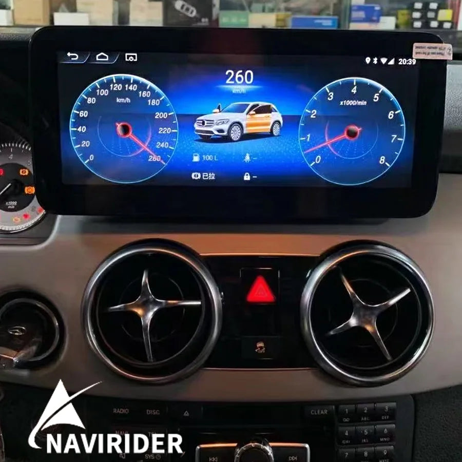 Qled Screen Android15 Car Radio For Mercedes Benz GLK X204 2008-2015 GPS Navigation 12.3in | AUTOKITSHOP