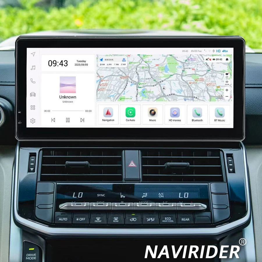 Car Multimedia Video Player For Toyota LC300 2022 Land Cruiser 300 Android 13 1920 * 720 Q