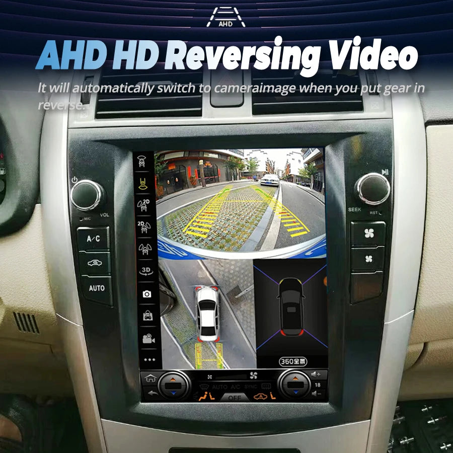 NaviRider Android 14 Auto Car Radio For Toyota Corolla 2008-2012 Multimedia GPS Navigation | AUTOKITSHOP