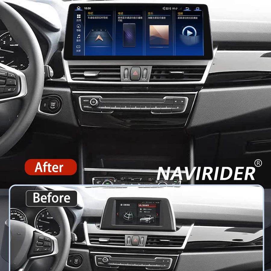 AHD Qled Screen 256GB Wireless CarPlay Stereo DSP Navi 12.8inch Radio Navirder Android 14