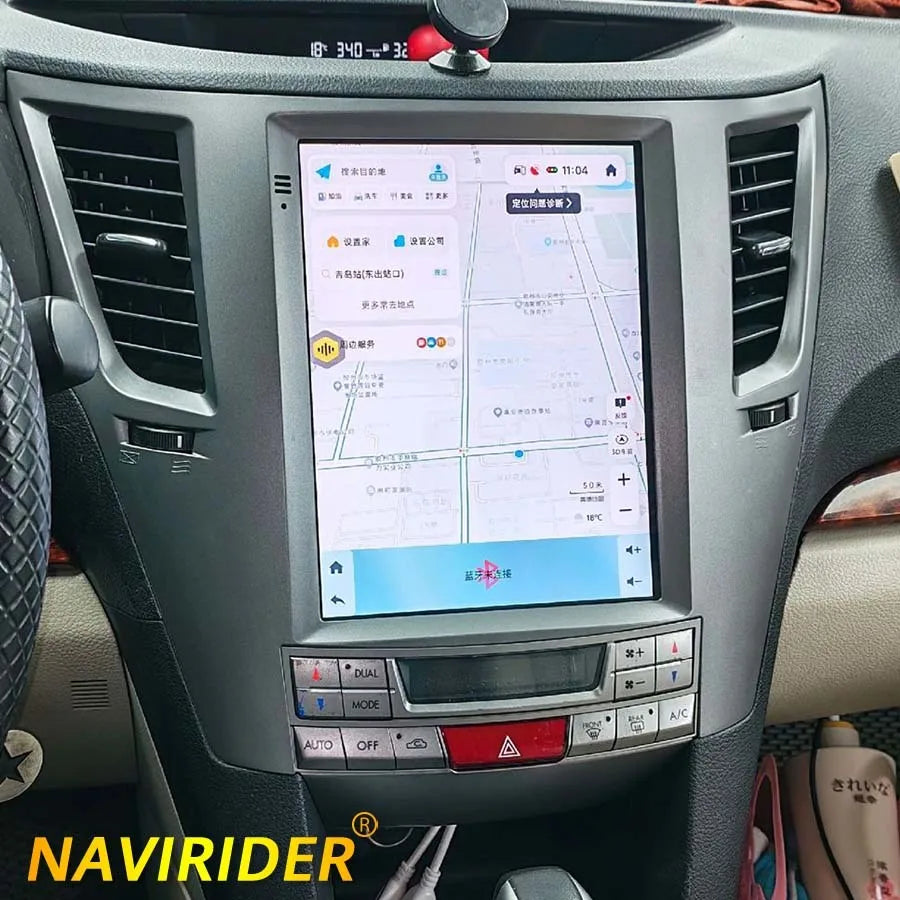 Carplay Car GPS Stereo Auto Bluetooth DSP 10.4" Android Multimedia Player For Subaru Outba