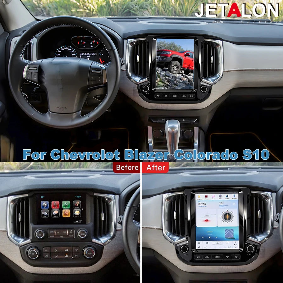 Android Car Radio For Chevrolet Blazer Colorado S10 2016-2020 Multimedia Player Android Au