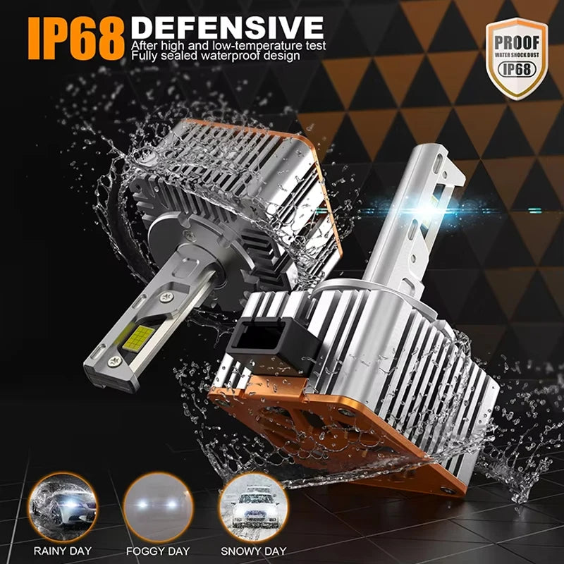 D1S D3S LED Headlights HID D3S D2S D4S D8S 1500000LM 800W D1R D2R D3R D4 CANBUS Led Two-si