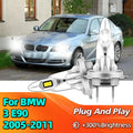 LED Headlight Car Bulb Canbus Mini Size 30000LM 6000K CSP Auto Light For BMW 3 E90 2005 20