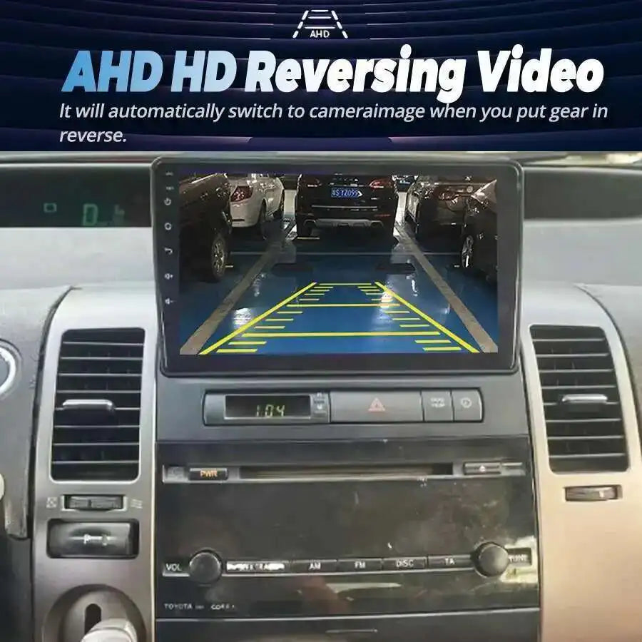 Android 15 Car Radio Stereo 9inch AI Voice CarPlay For Toyota Prius 2006 GPS Navigation Mu