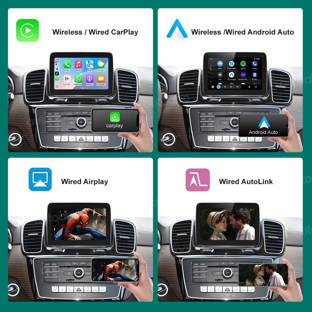 8.4 Inch Touch Screen Wireless Carplay Android Auto For Mercedes-Benz GLE/GLS W166 2013-20 | AUTOKITSHOP