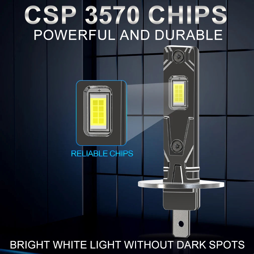 XSTORM H1 LED Lights Bulbs H4 H7 Headlight LED Lights for Car Canbus No Error 50W 20000LM