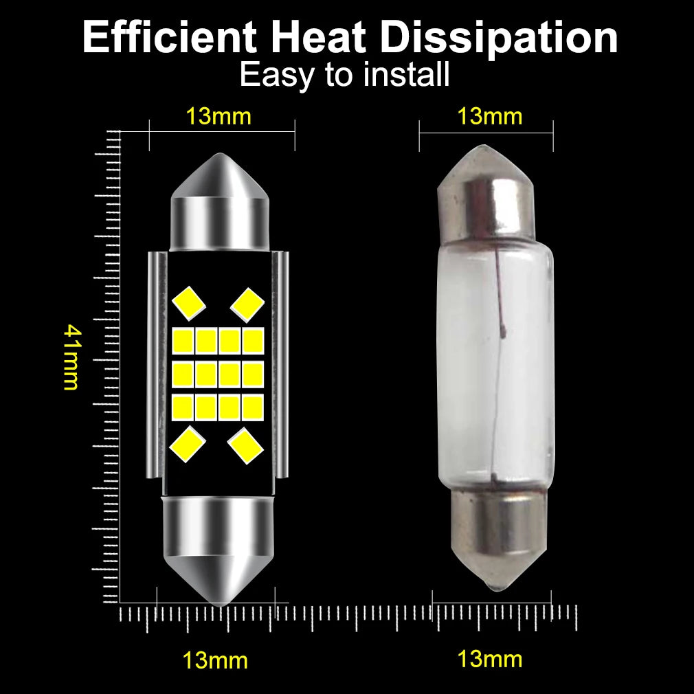 C10W C5W LED Canbus Festoon 31mm 36mm 39mm 42mm Led Bulb Reading Light Auto Interior Dome