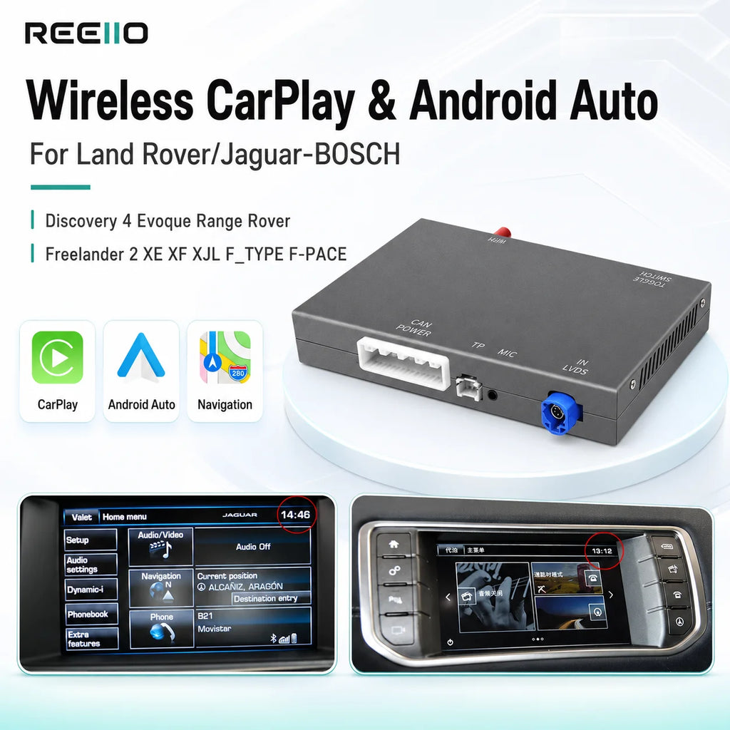 Wireless CarPlay Android Auto Retrofit Kit For Land Rover/Jaguar-Bosch Discovery 4 Evoque