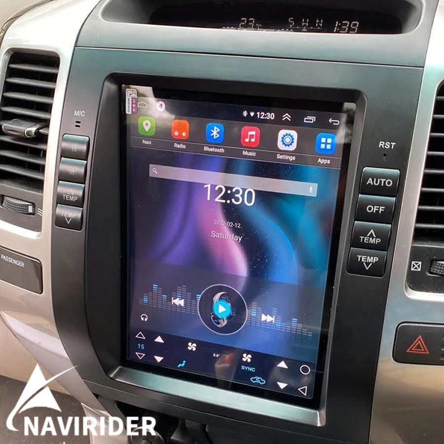10.4" Android Screen For Lexus GX470 For Toyota Land Cruiser 120 Prado Car Radio Multimedi