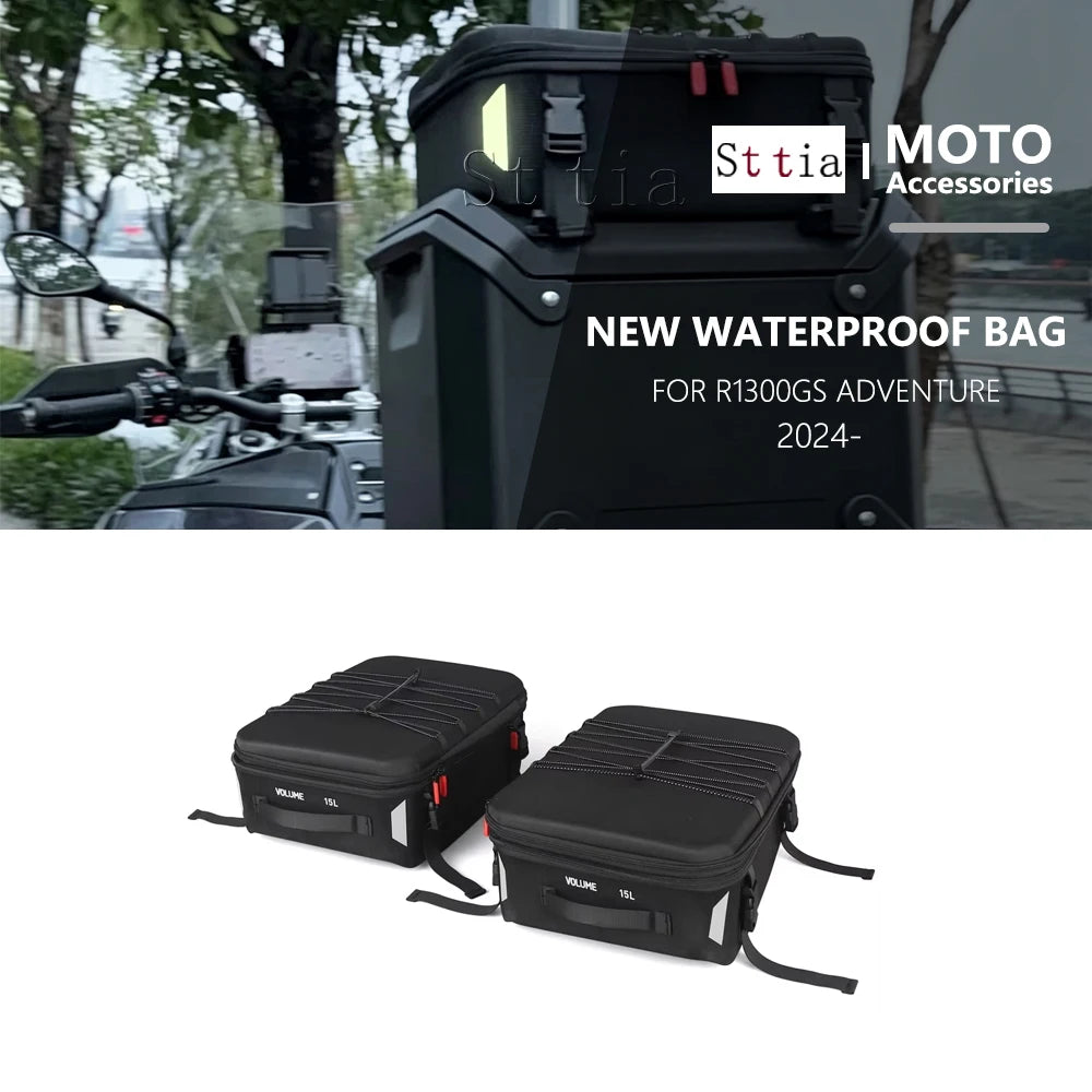 Waterproof Top Case Bag For BMW R 1300 GS R1300GS Adventure GS1300 Tail Trunk Luggage Bag Motorc - Automotive LED Light