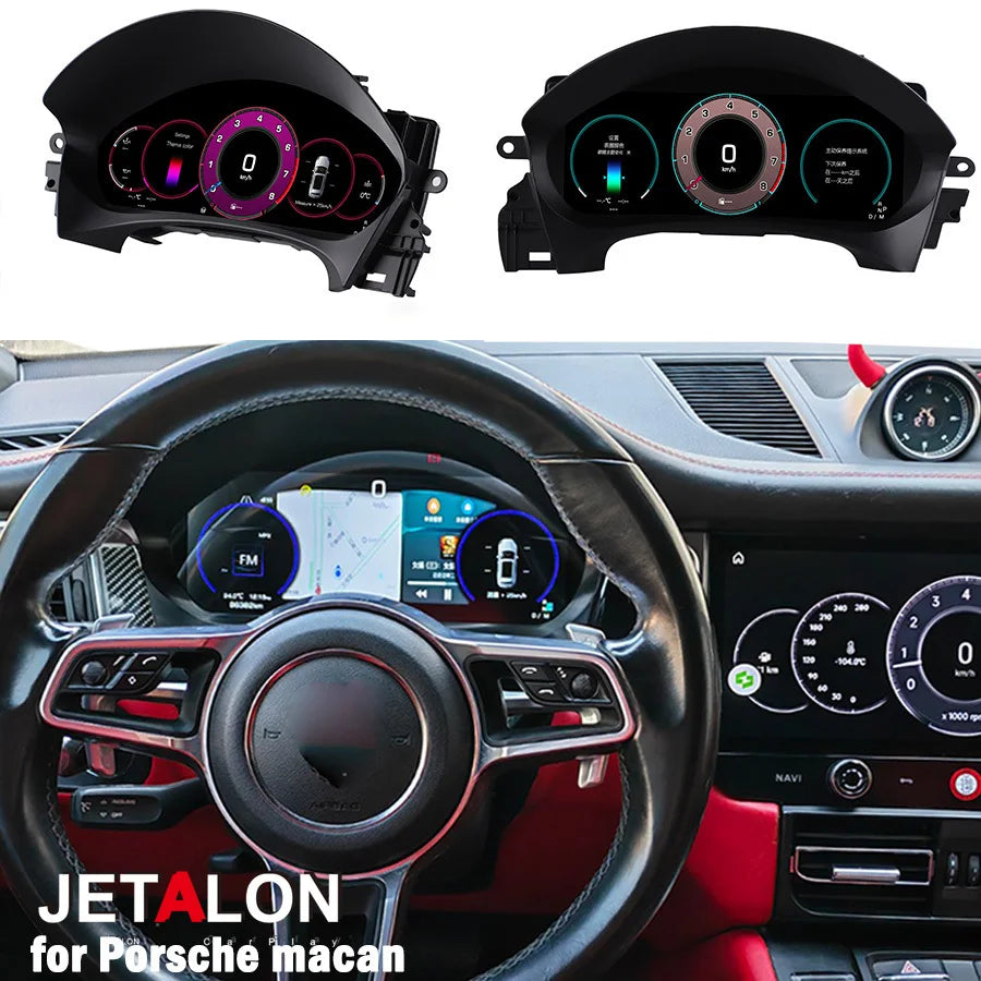10.25inch Car LCD Digital Cluster For Porsche Macan 2014-2025 Panel With Carplay Cockpit D