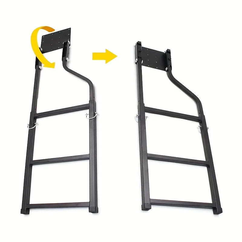 Universal Trucks Tailgate Ladder Foldable, Height Adjustable for Truck Tailgate Ladder/ Universa - Automotive LED Light