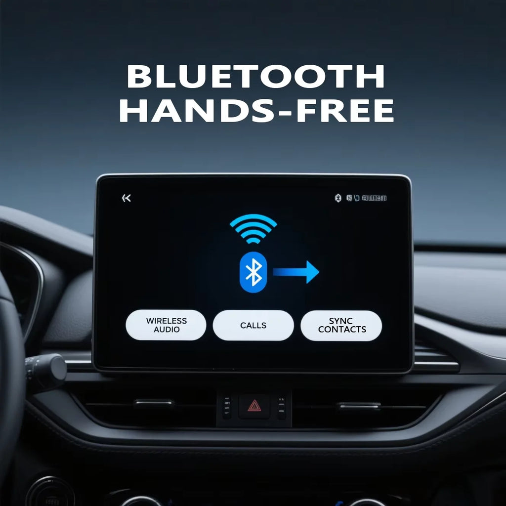 12.3" 1920x720 Wireless CarPlay IPS Car Radio GPS Navigation 8G+128G for Fiat 500 2 Din - Multimedia Player with WiFi