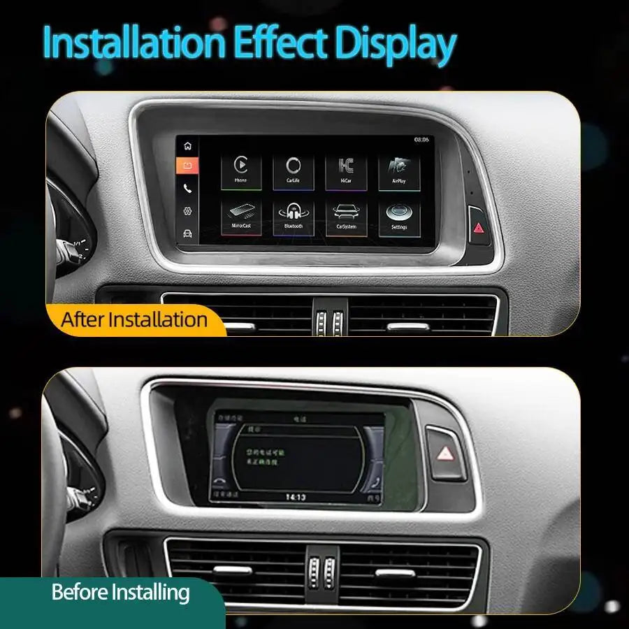 8.8 Inch Linux Car Stereo Head Unit Low Configuration Carplay GPS Car Multimedia Video Pla
