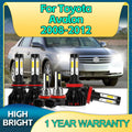 2/6Pcs 30000LM LED Headlight 4Side Chip Car Bulbs Fog Lights 6000K 12V For Toyota Avalon 2