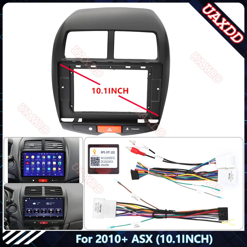 Car DVD CD Radio Android for Mitsubishi 2010 ASX 10.1 Inch Stereo Dashboard Audio Screen V