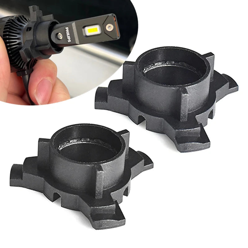 H7 LED Adapter Holder For KIA K3 K4 K5 Sorento For Hyundai New SantaFe/Tucson/QASHQAI Sona