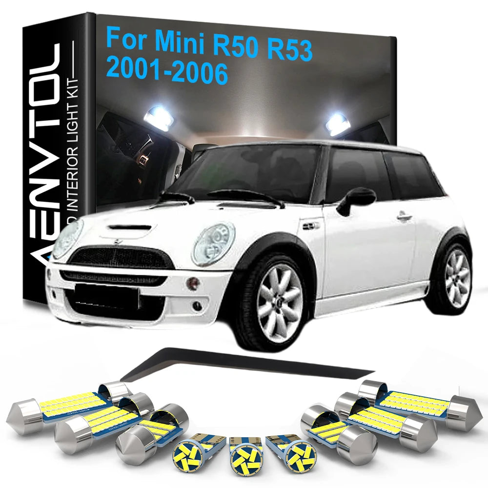 Car Interior LED Lights Canbus for Mini R50 R53 Copper 2001 2002 2003 2004 2005 2006 Dome