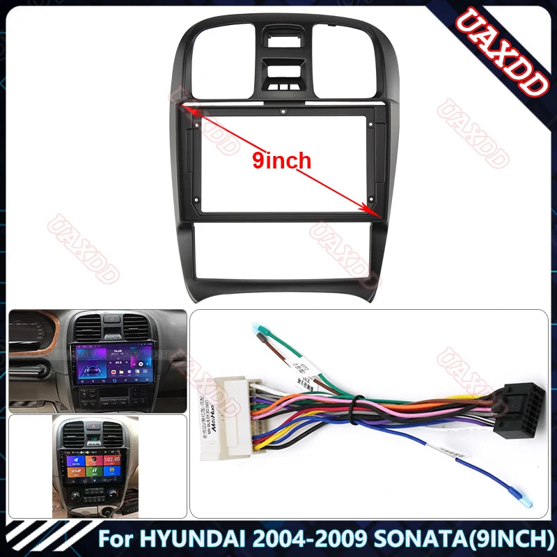 For HYUNDAI 2004-2009 SONATA 9INCH Car Radio Android Stereo audio screen multimedia video
